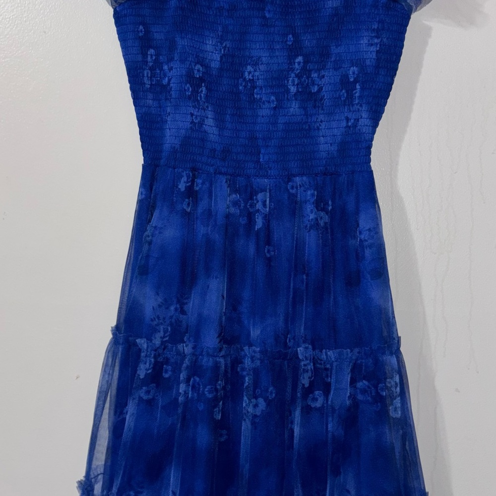 Elegant Blue Women’s Dress
